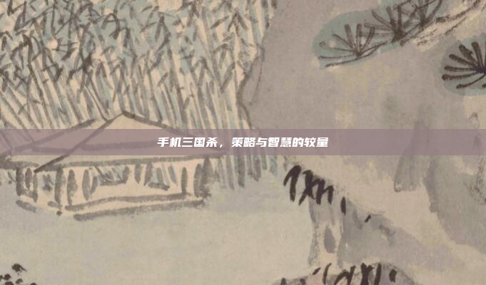 手机三国杀,策略与智慧的较量