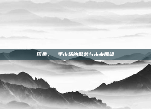 闲鱼,二手市场的繁荣与未来展望
