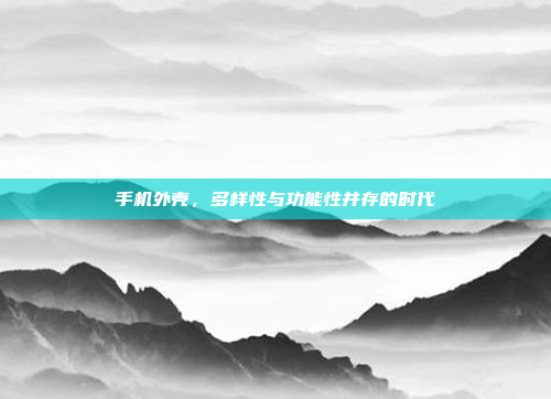 手机外壳,多样性与功能性并存的时代