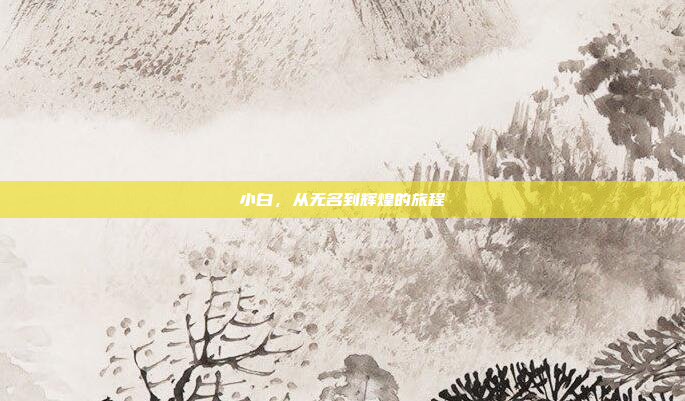 小白,从无名到辉煌的旅程