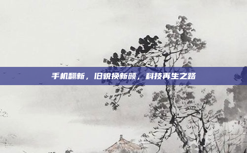 手机翻新,旧貌换新颜,科技再生之路