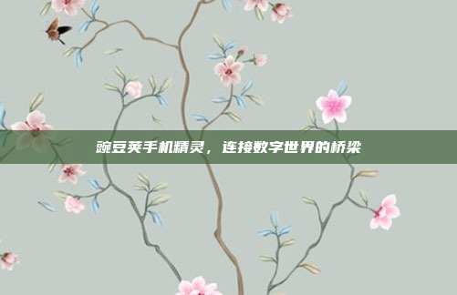 豌豆荚手机精灵,连接数字世界的桥梁
