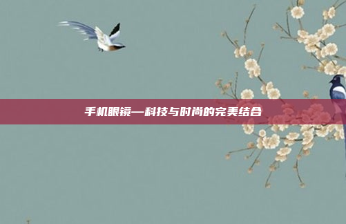 手机眼镜—科技与时尚的完美结合