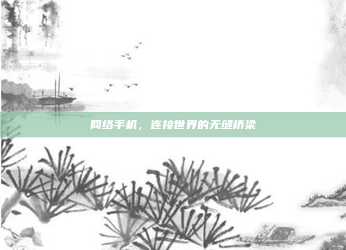 网络手机，连接世界的无缝桥梁