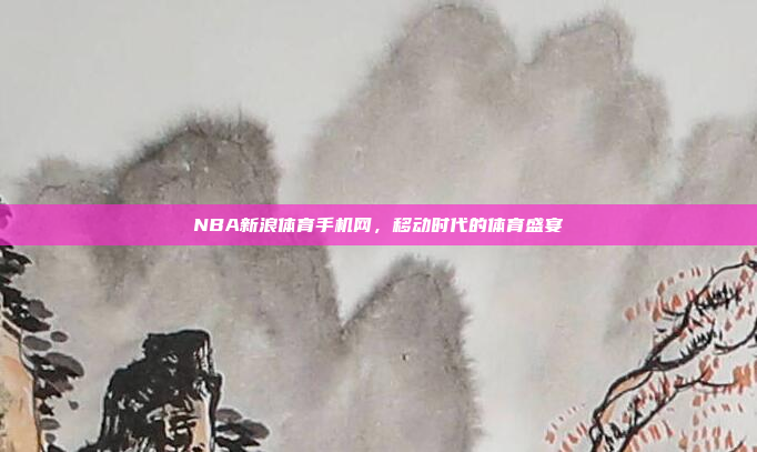 NBA新浪体育手机网，移动时代的体育盛宴