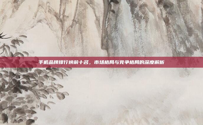 手机品牌排行榜前十名，市场格局与竞争格局的深度解析