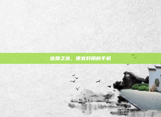 优质之选，便宜好用的手机
