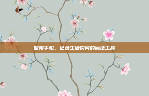 照相手机,记录生活瞬间的魔法工具