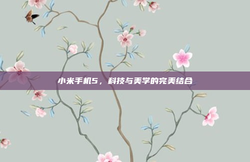 小米手机5,科技与美学的完美结合