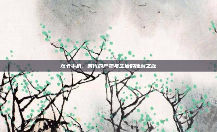 双卡手机,时代的产物与生活的便利之源