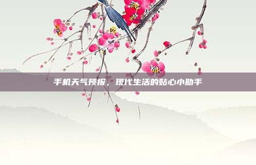 手机天气预报,现代生活的贴心小助手