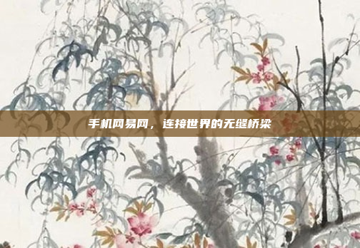 手机网易网,连接世界的无缝桥梁
