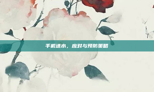手机进水,应对与预防策略