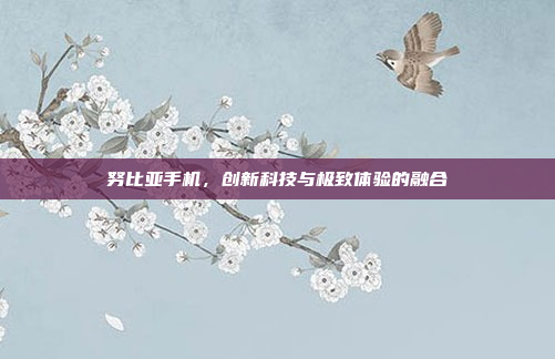 努比亚手机,创新科技与极致体验的融合