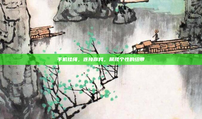 手机挂绳,连接你我,展现个性的纽带