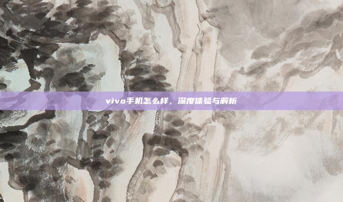 vivo手机怎么样,深度体验与解析
