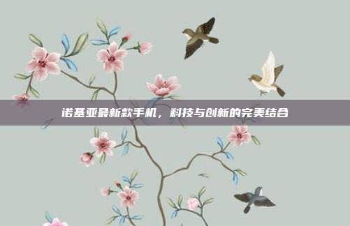 诺基亚最新款手机,科技与创新的完美结合