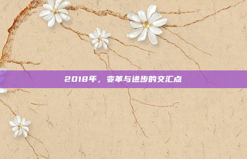 2018年,变革与进步的交汇点